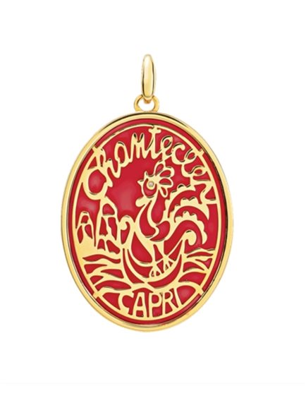 Charm Chantecler Donna Logo Chantecler in Oro Diamante 0.005 Ct 44679 - 44679